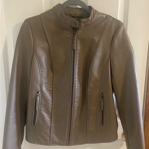 Bass Faux Leather Jacket Size S